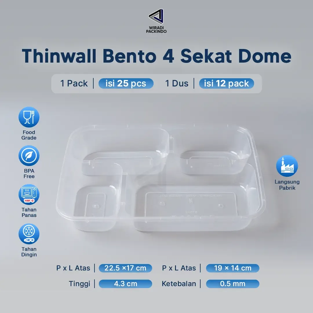 Thinwall Bento Sekat