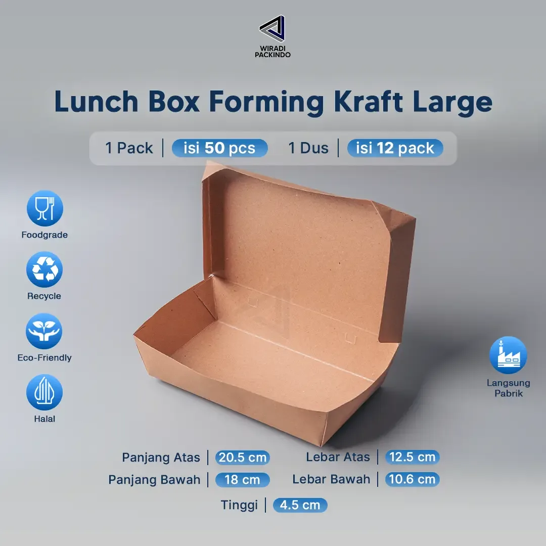 Paper Lunch Box Kraft Forming