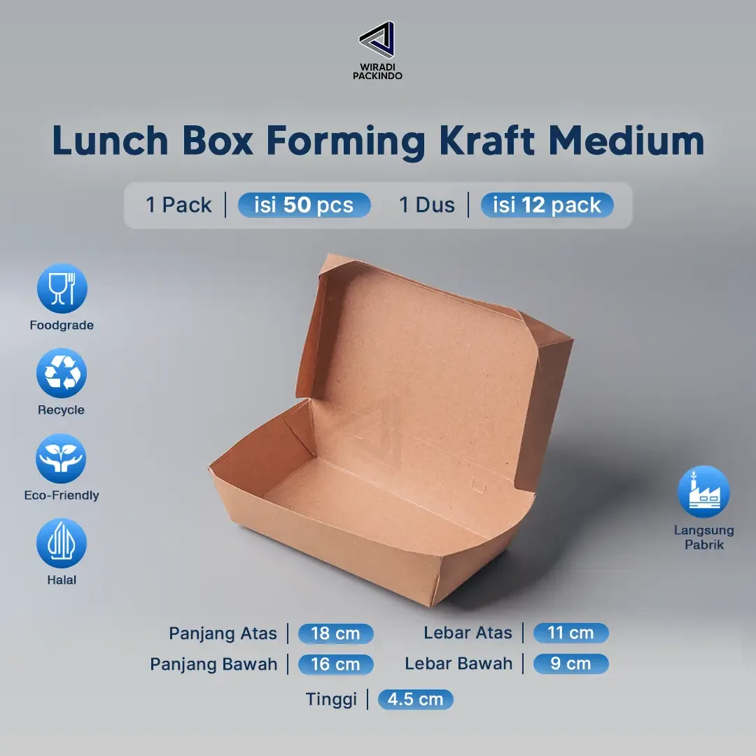 Paper Lunch Box Kraft Forming