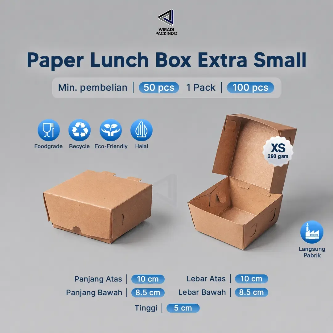 Paper Lunch Box Lembaran