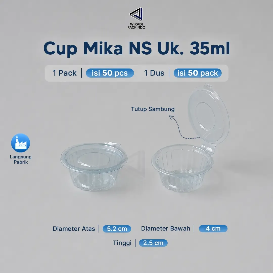 Cup Mika Sauce/Puding
