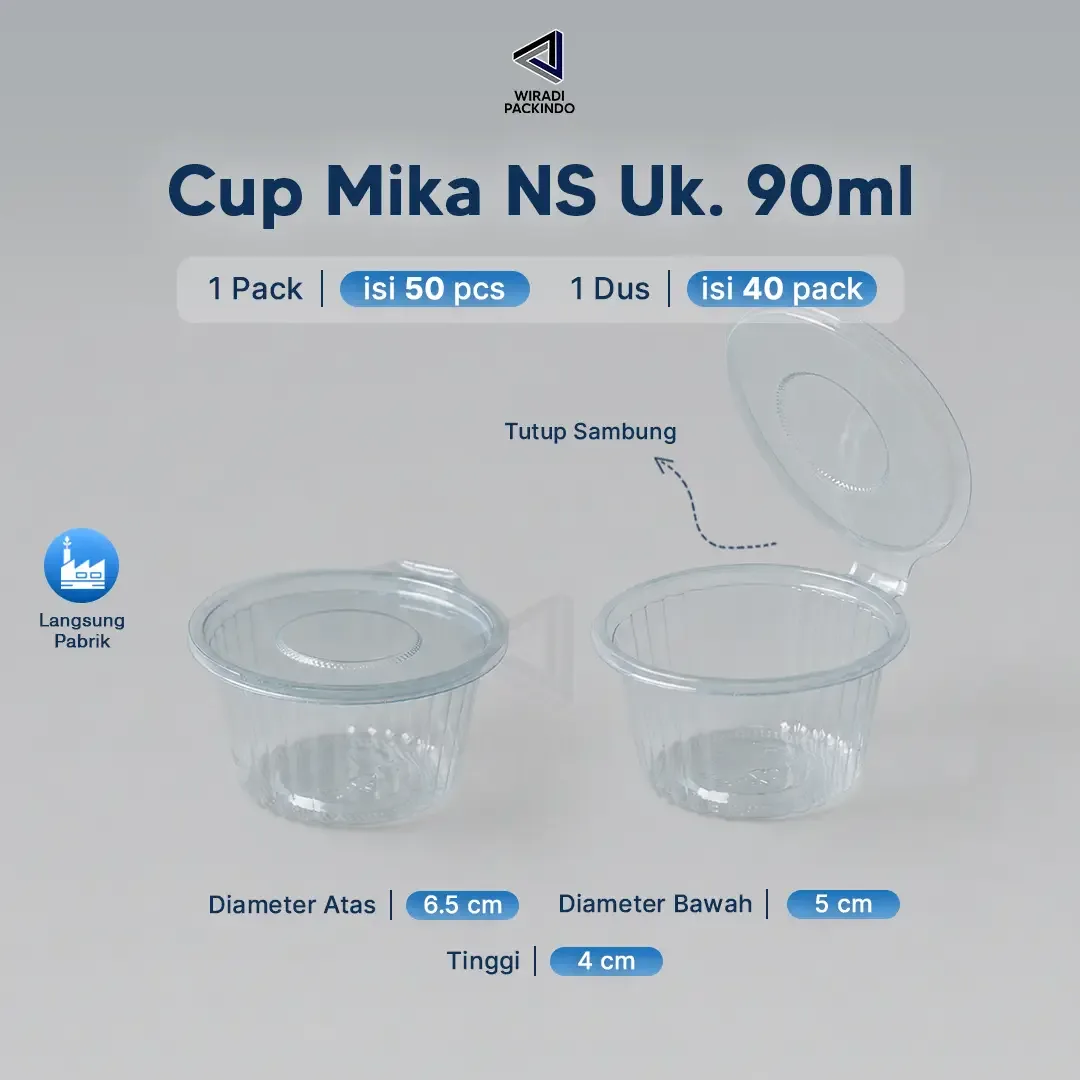 Cup Mika Sauce/Puding