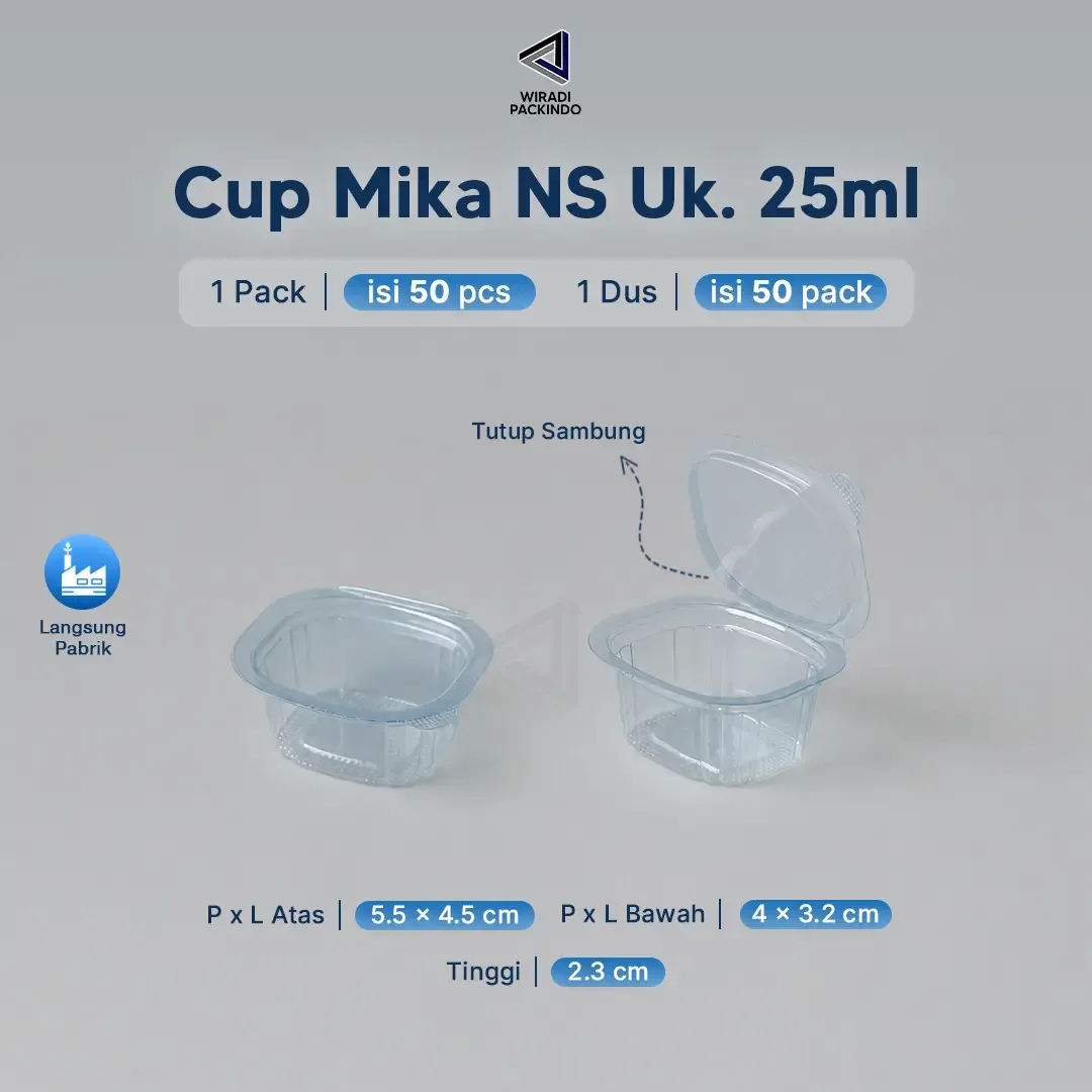 Cup Mika Sauce/Puding