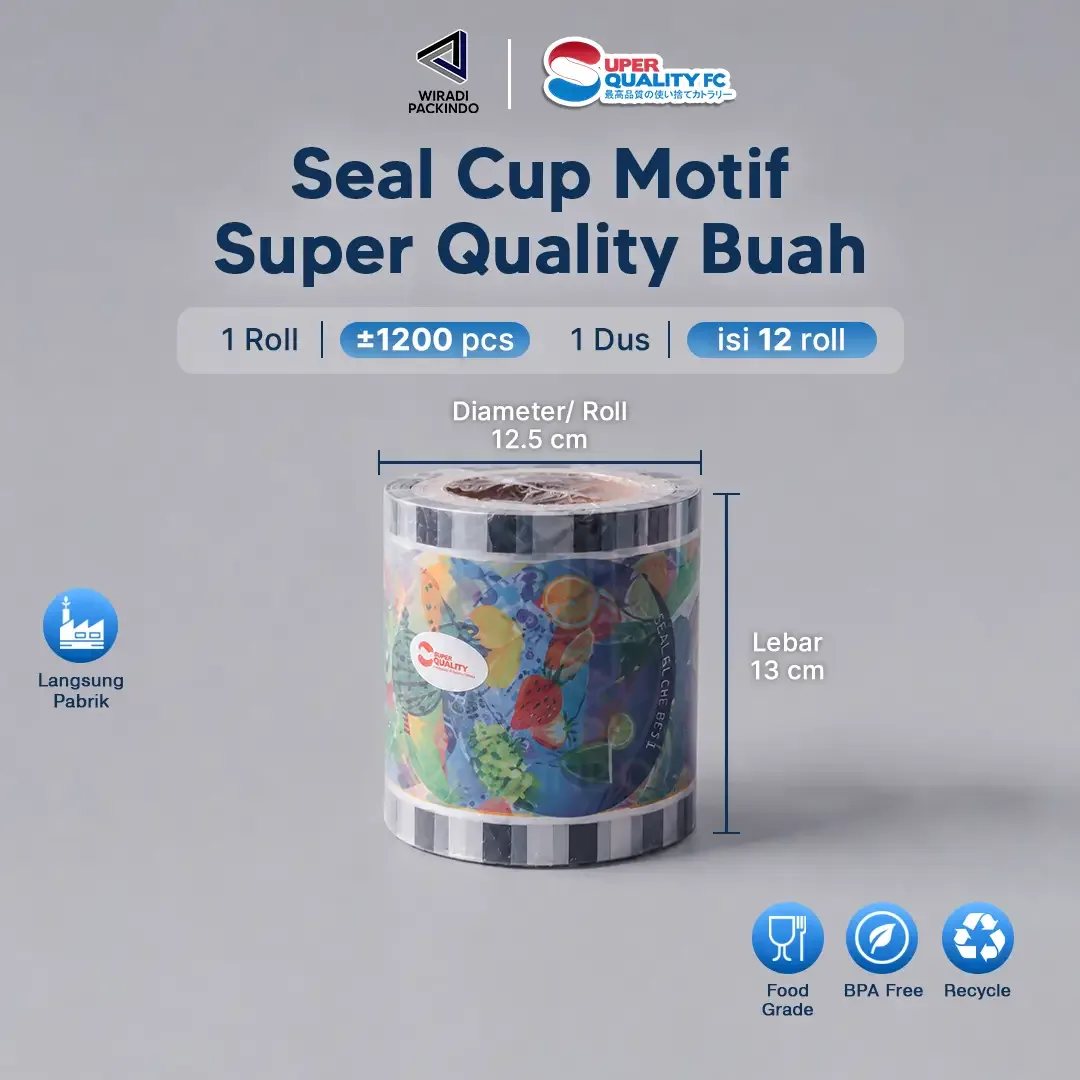 Seal Cup isi ±1200 pcs