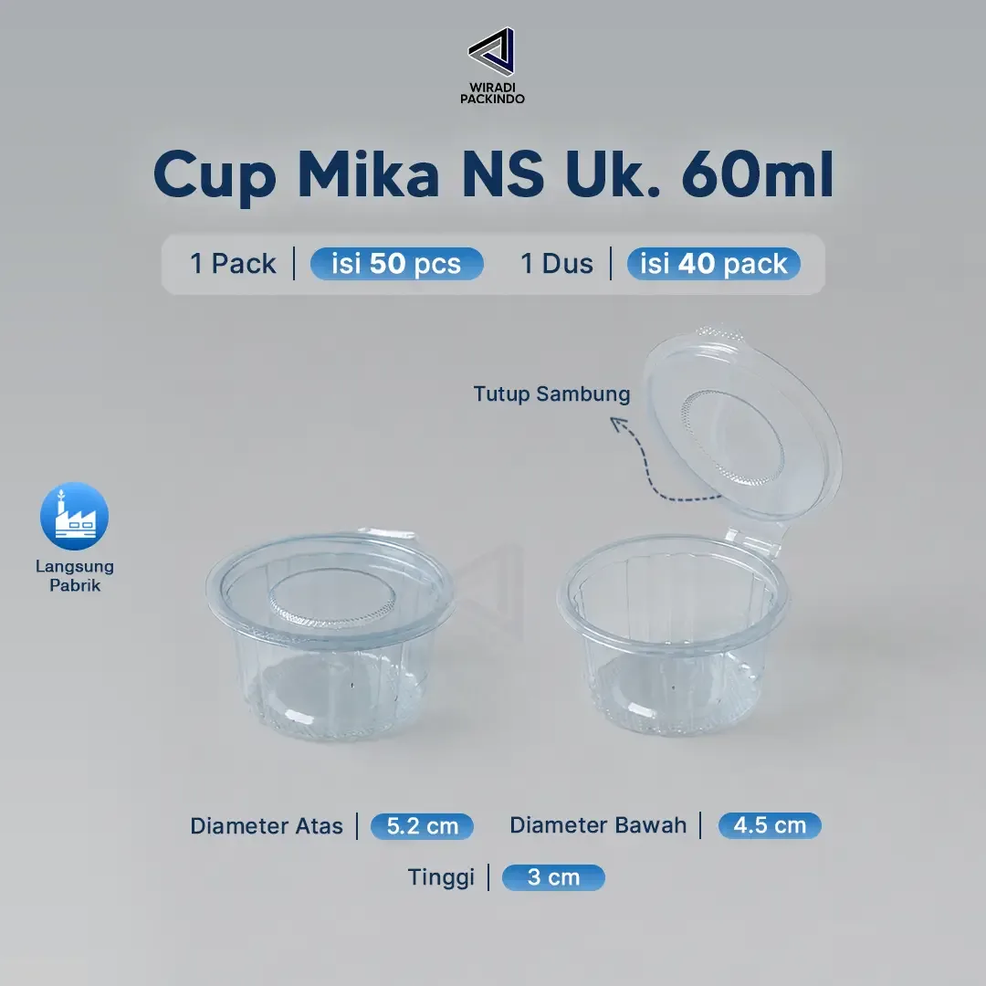 Cup Mika Sauce/Puding