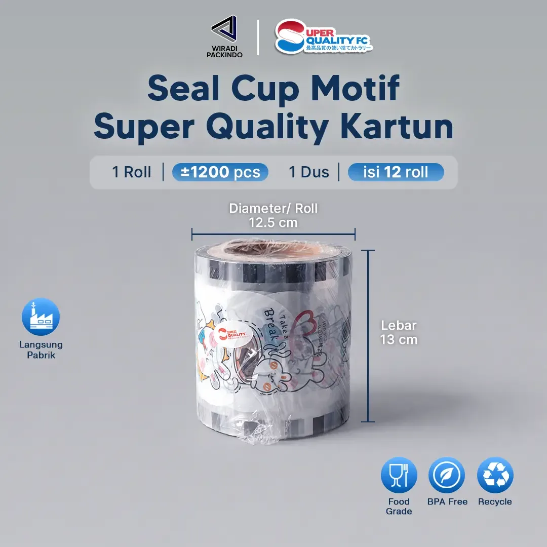 Seal Cup isi ±1200 pcs