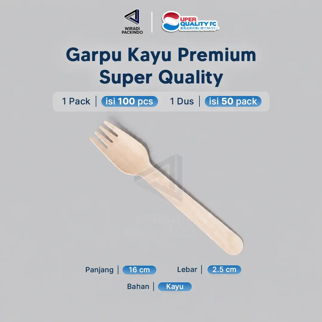Alat Makan Kayu Sekali Pakai