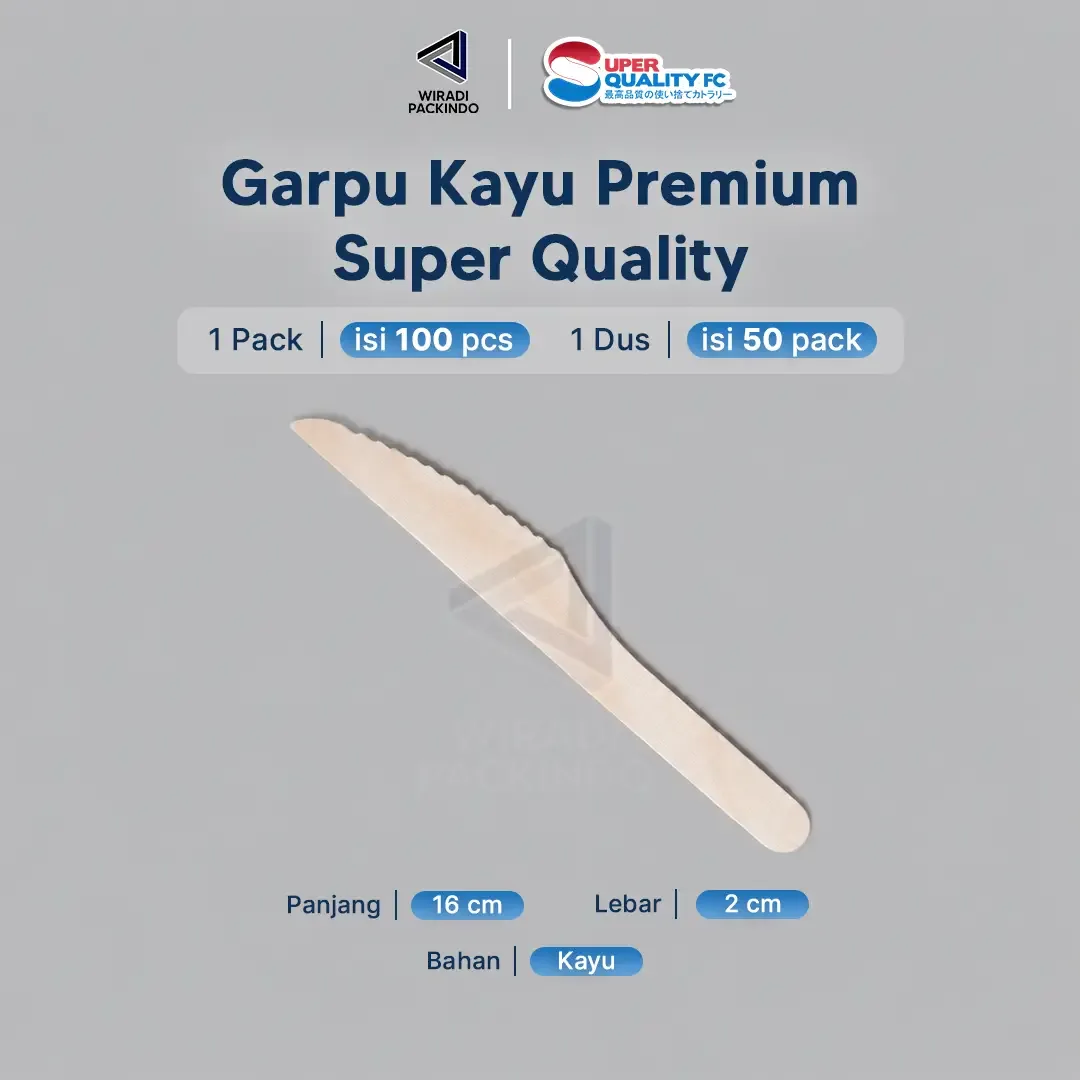 Alat Makan Kayu Sekali Pakai
