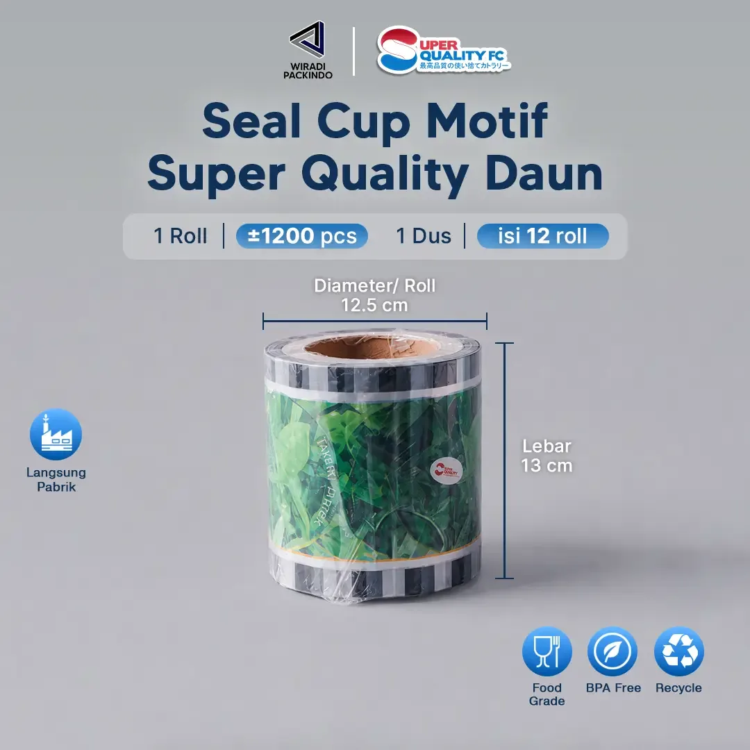 Seal Cup isi ±1200 pcs