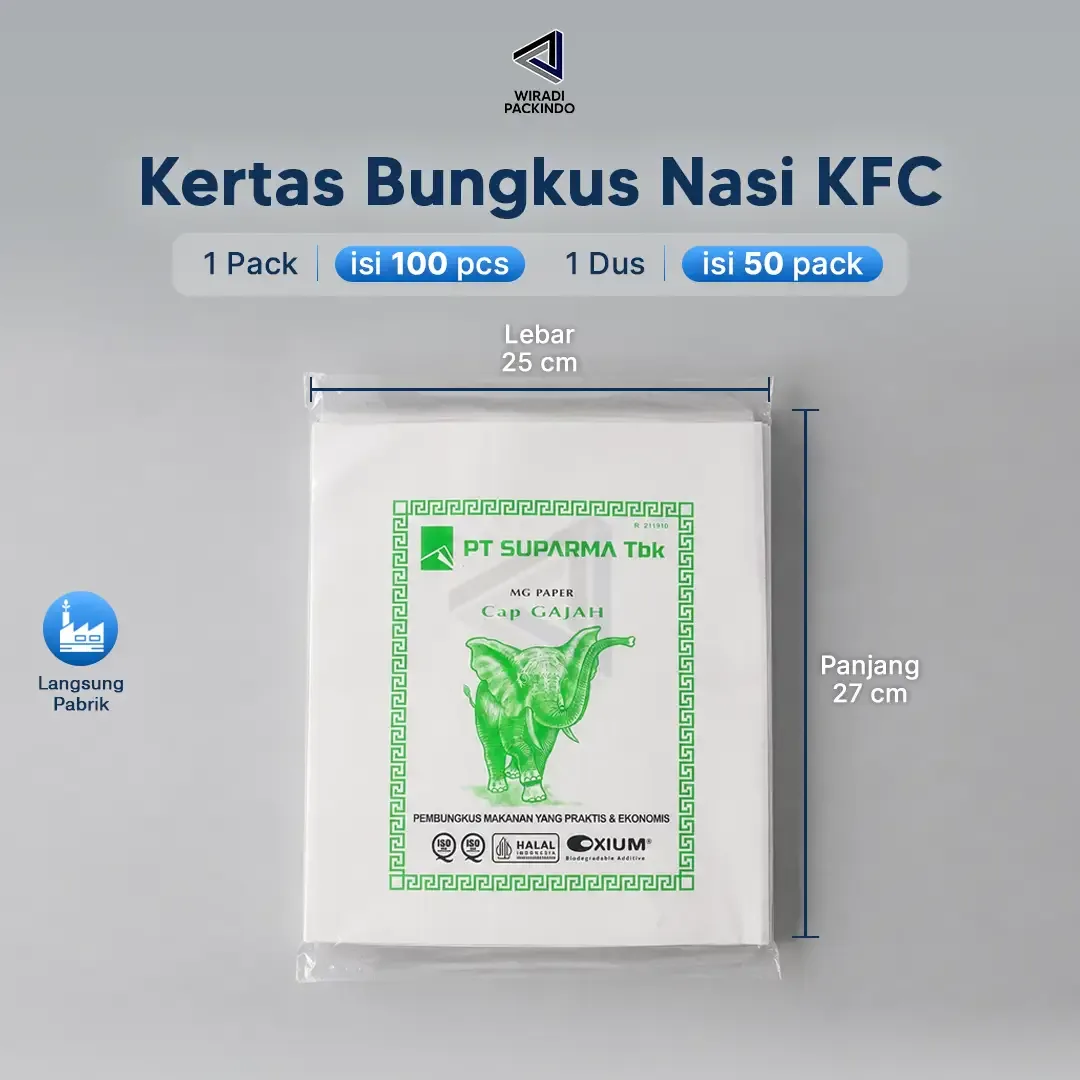 Kertas Bungkus Nasi KFC