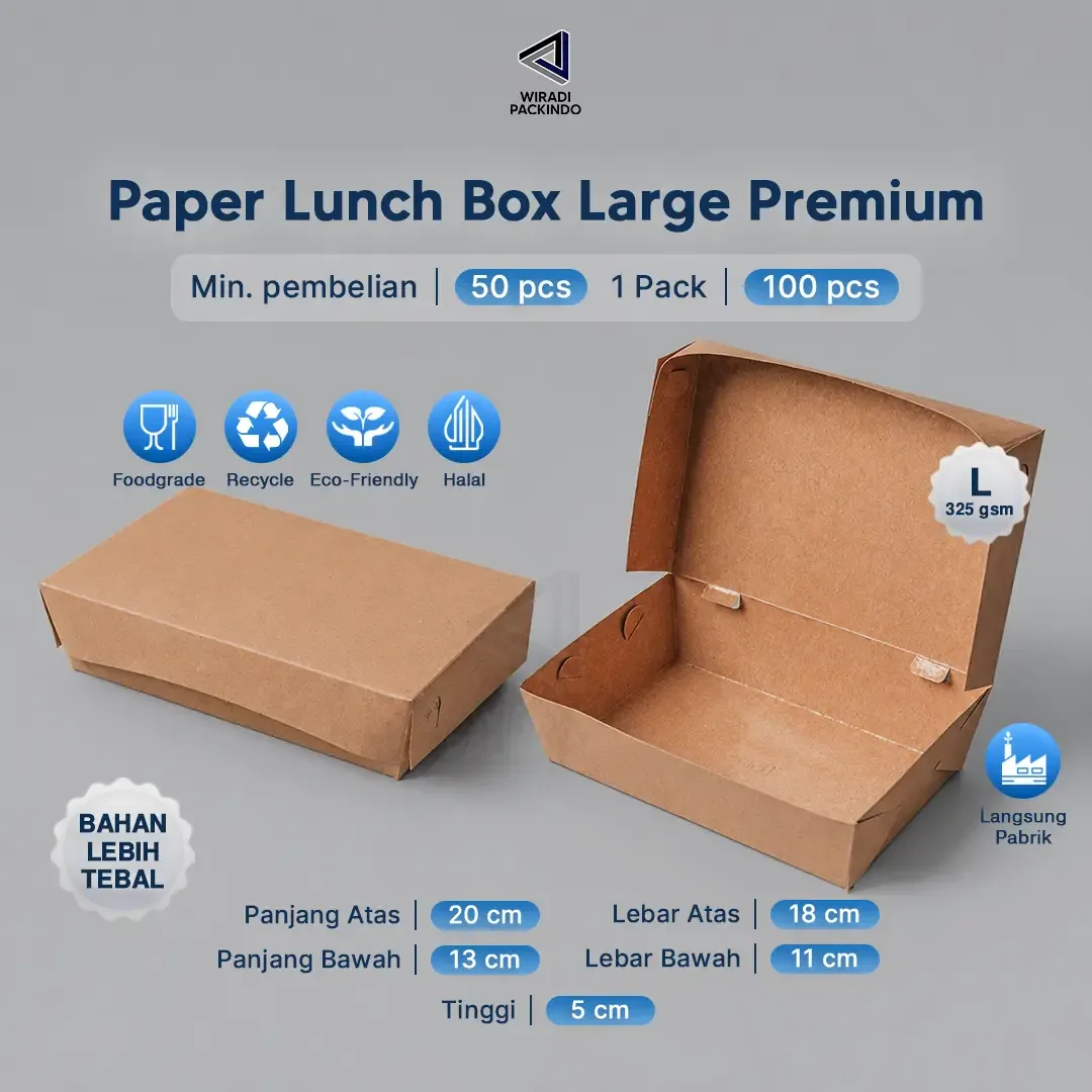 Paper Lunch Box Lembaran