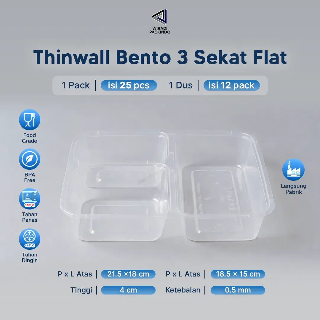 Thinwall Bento Sekat