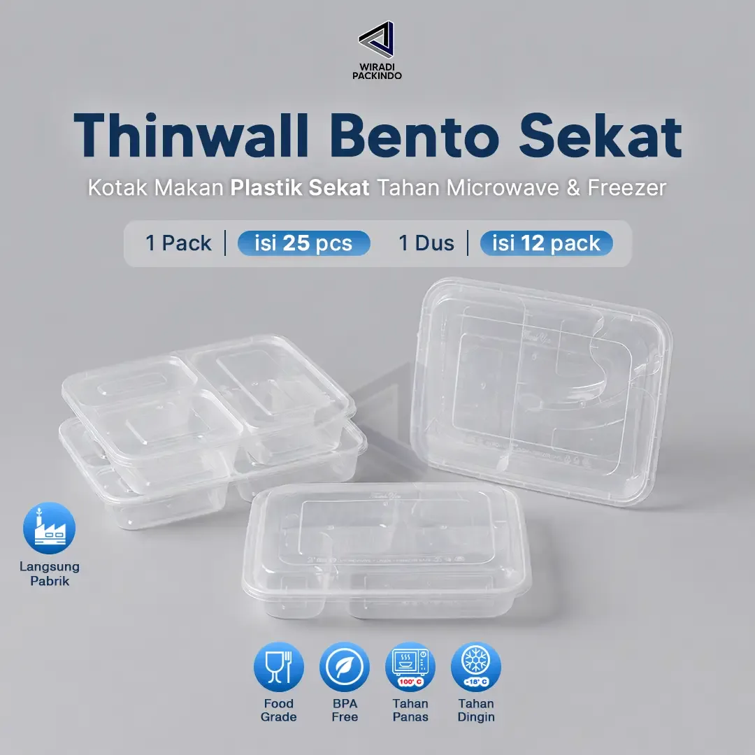 Thinwall Bento Sekat